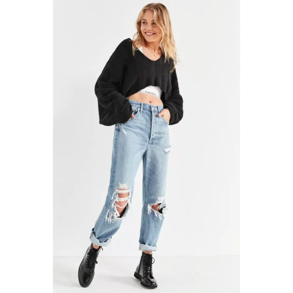 Agolde NWT 90's Mid Rise Wide Leg Loose Fit Jeans Size 32 Color Fall Out - Picture 5 of 16